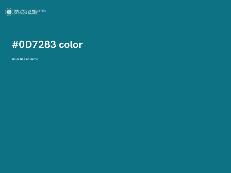 #0D7283 color image