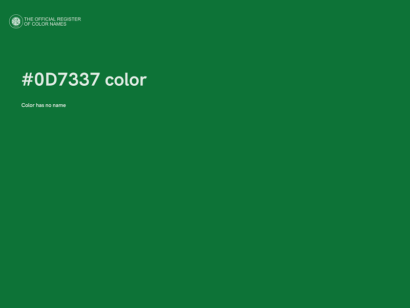 #0D7337 color image