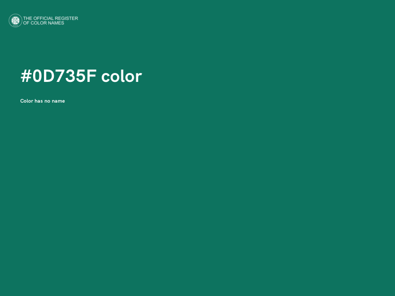 #0D735F color image