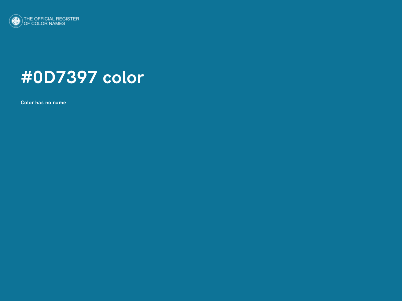 #0D7397 color image