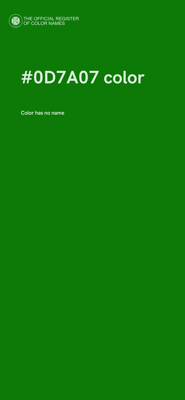 #0D7A07 color image