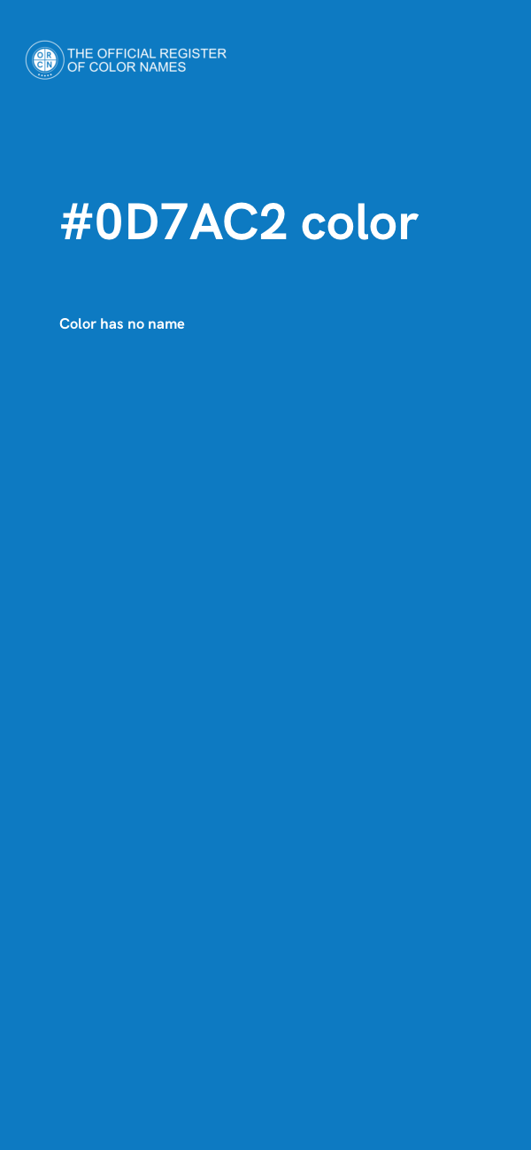 #0D7AC2 color image