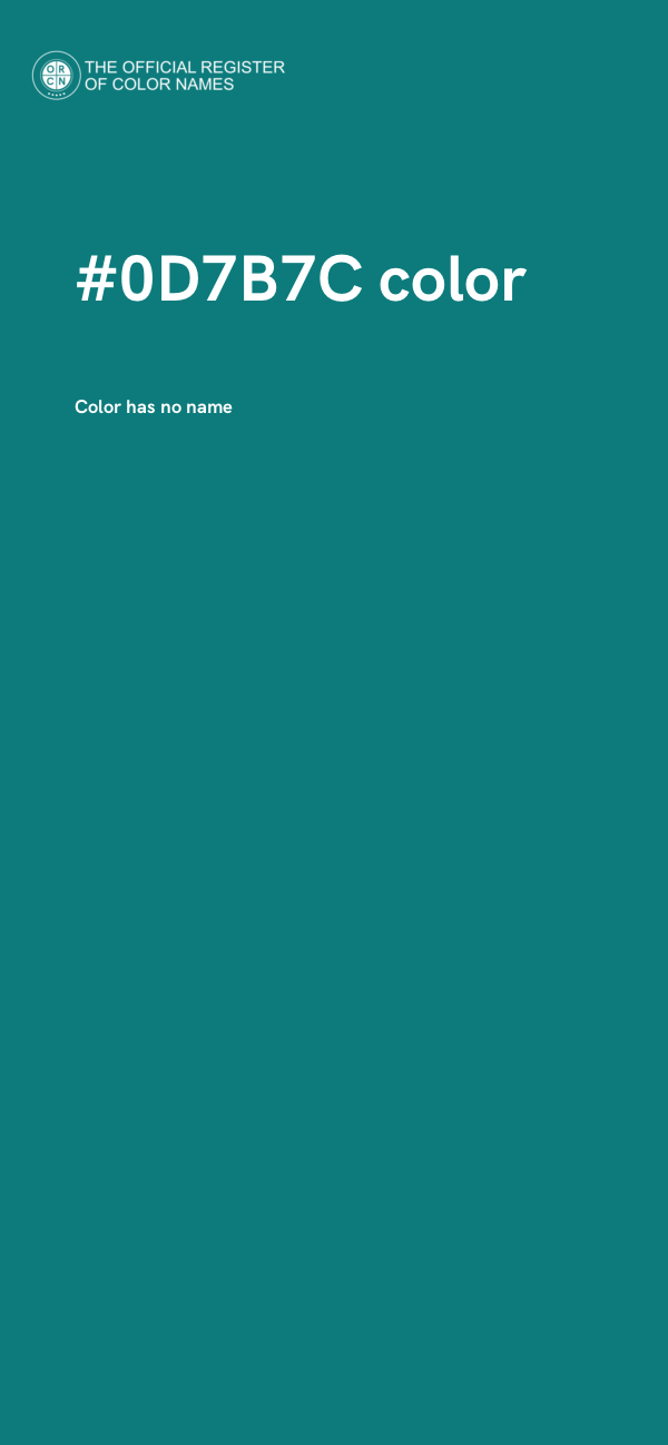 #0D7B7C color image