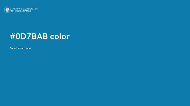#0D7BAB color image