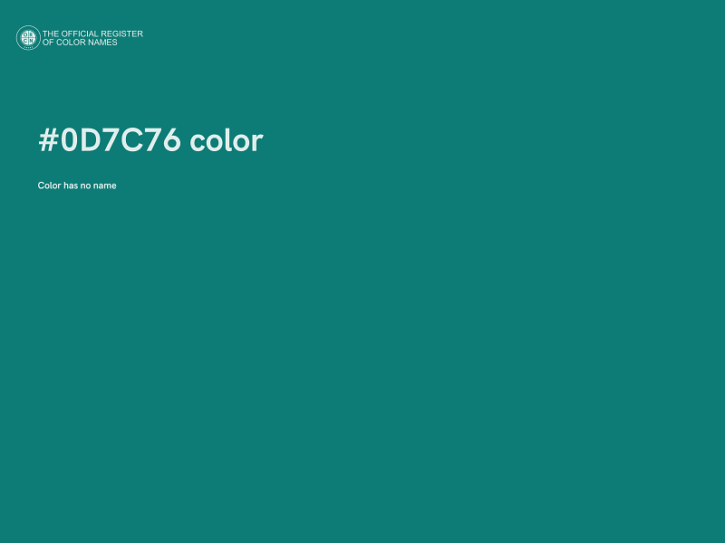 #0D7C76 color image