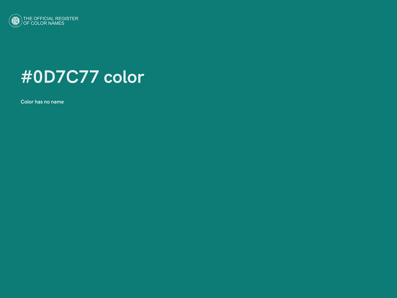 #0D7C77 color image