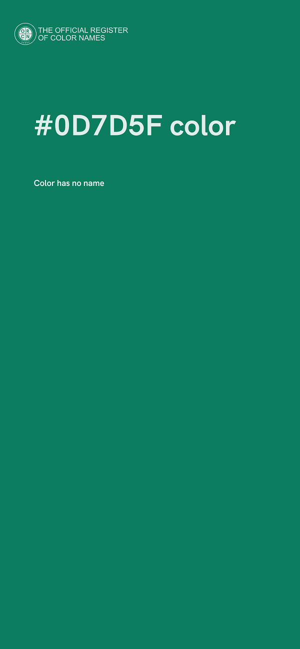 #0D7D5F color image