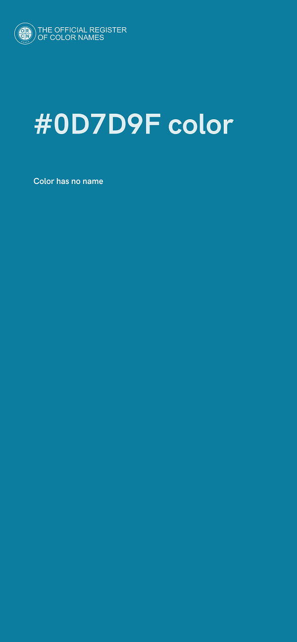 #0D7D9F color image
