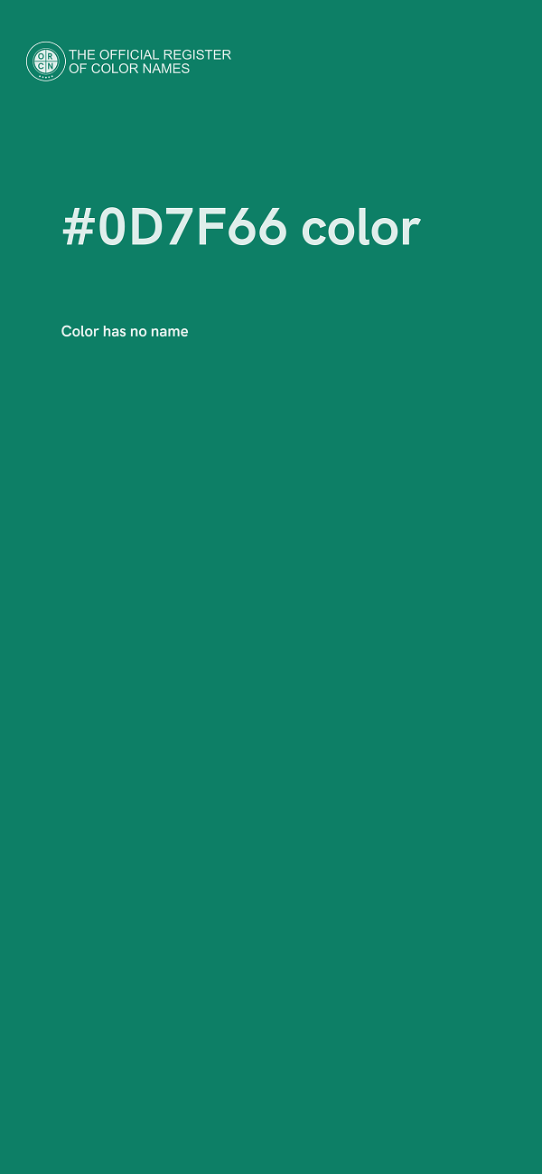 #0D7F66 color image