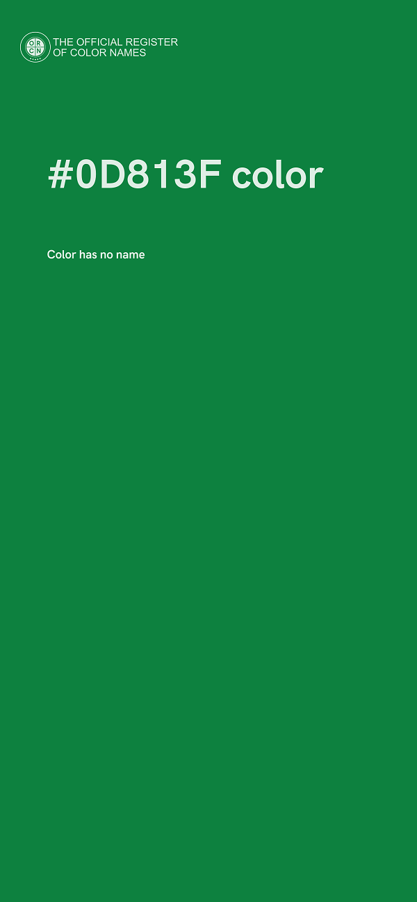 #0D813F color image