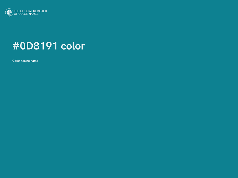 #0D8191 color image