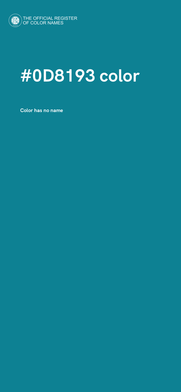 #0D8193 color image