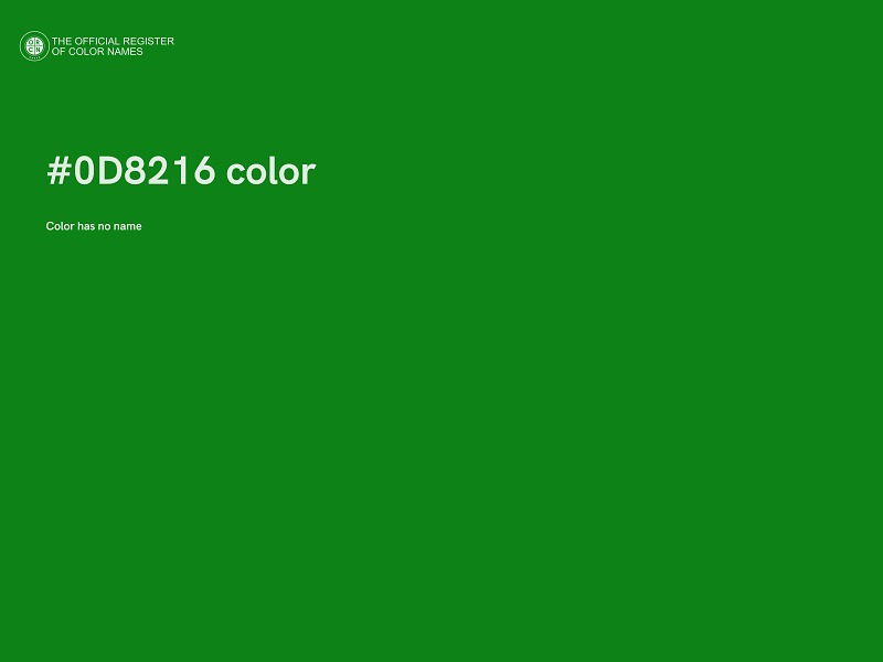 #0D8216 color image