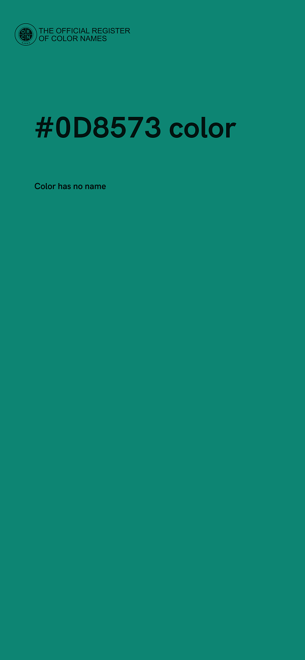#0D8573 color image