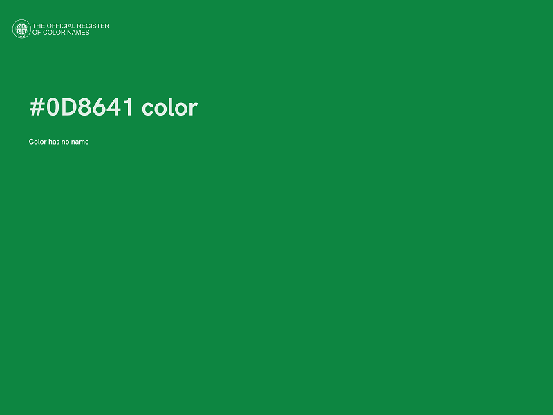 #0D8641 color image