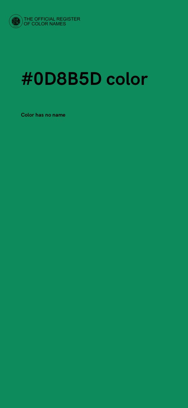 #0D8B5D color image