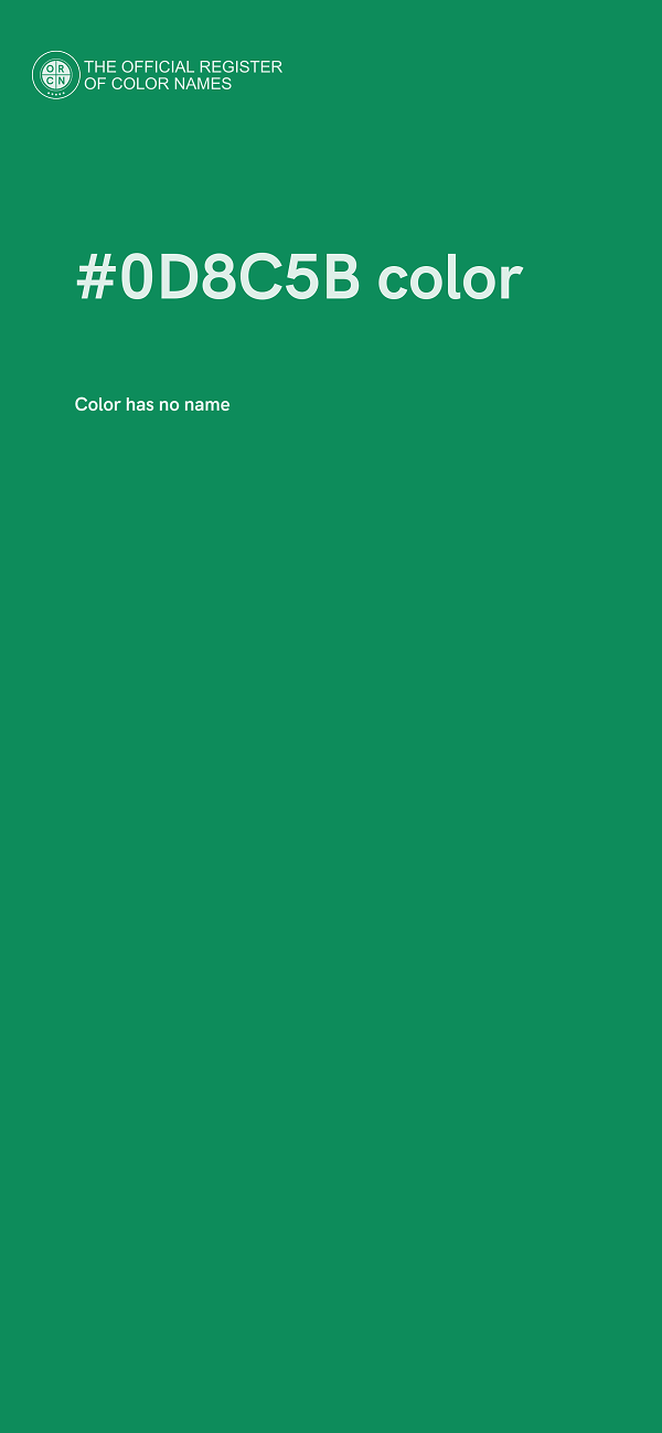 #0D8C5B color image