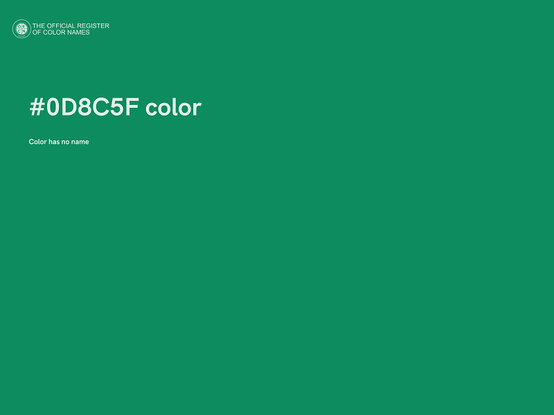 #0D8C5F color image