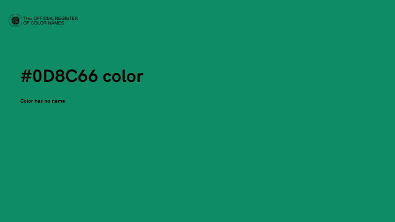 #0D8C66 color image