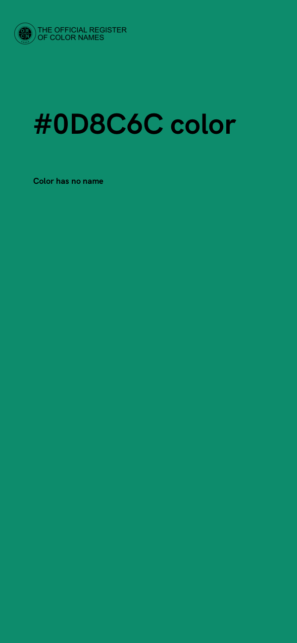 #0D8C6C color image