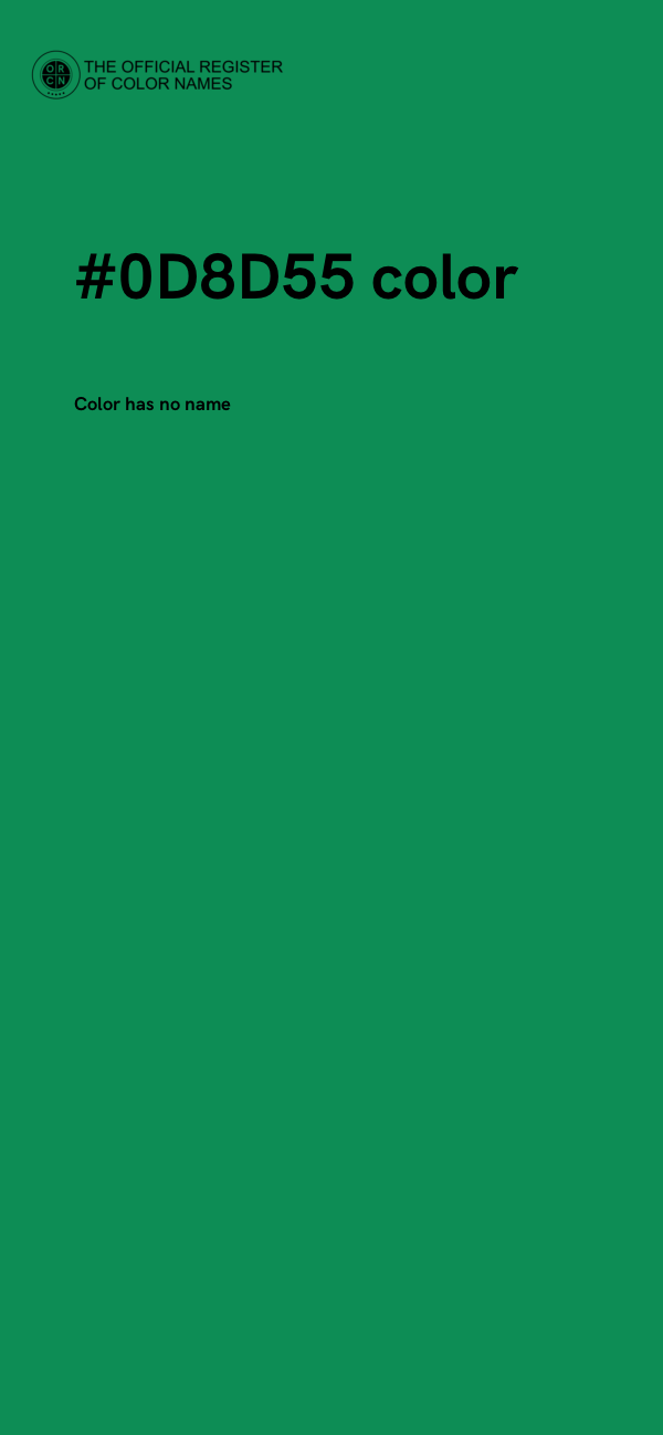 #0D8D55 color image