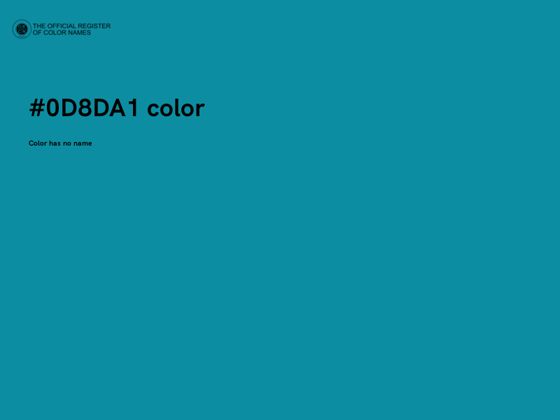 #0D8DA1 color image