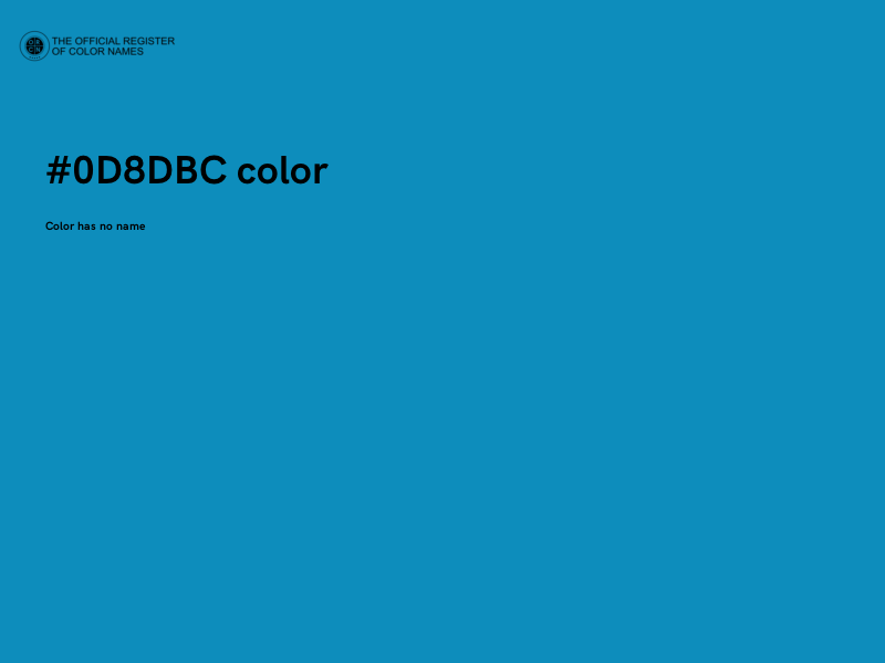 #0D8DBC color image