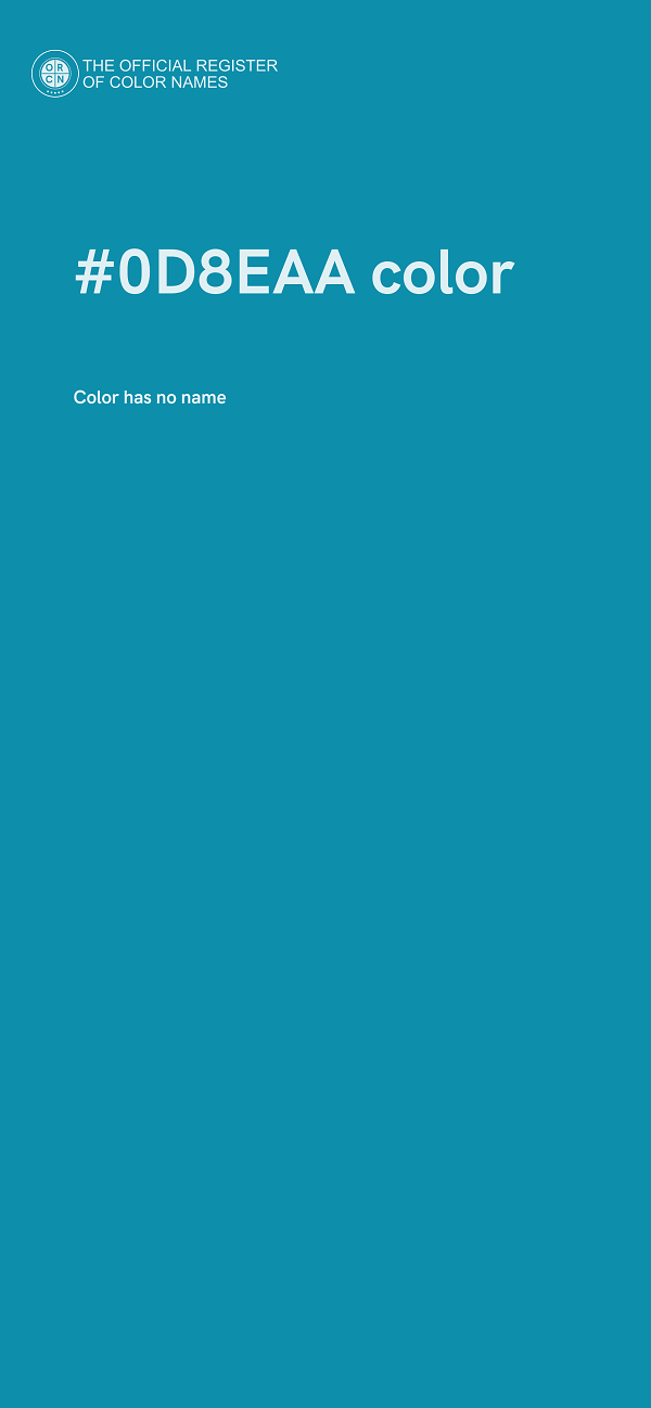 #0D8EAA color image