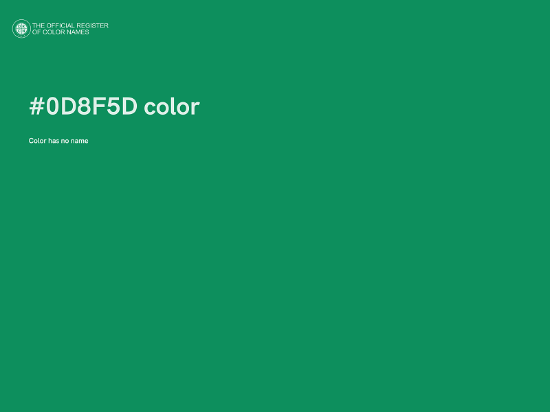 #0D8F5D color image