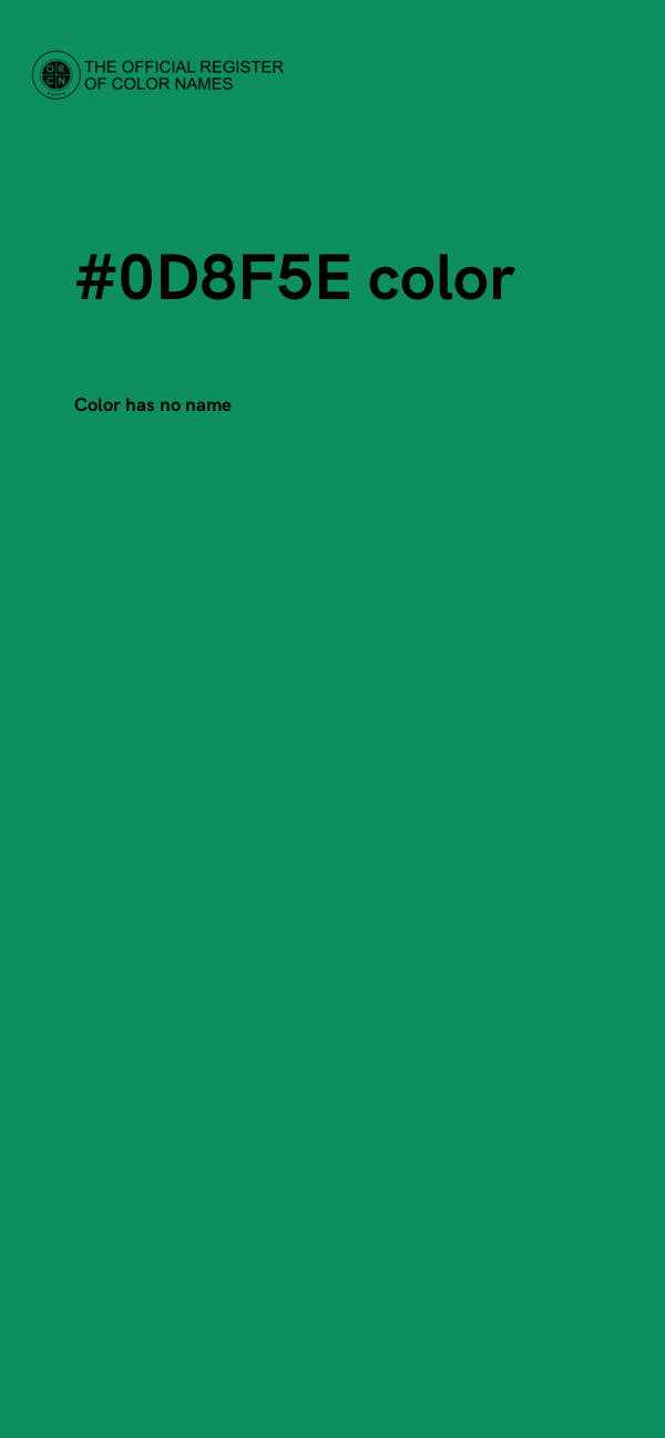 #0D8F5E color image