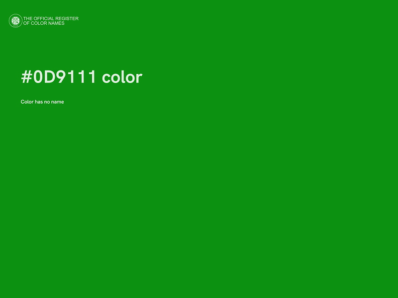 #0D9111 color image