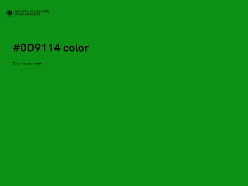 #0D9114 color image