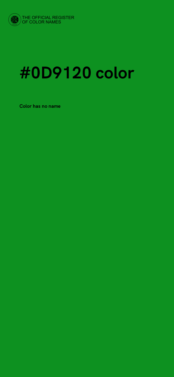 #0D9120 color image