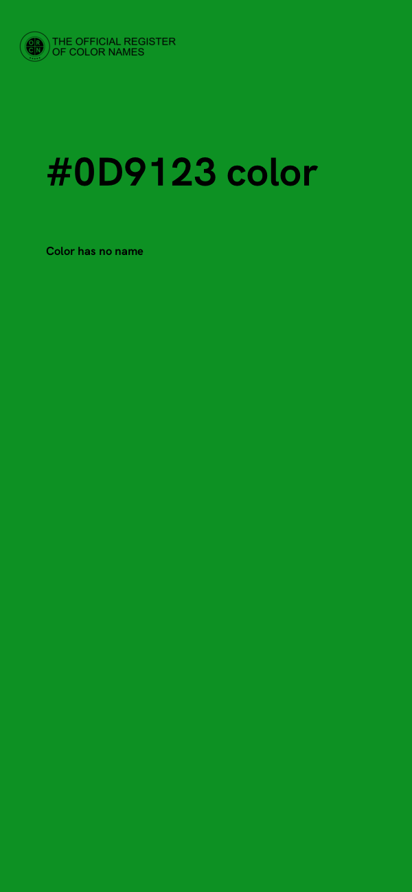 #0D9123 color image