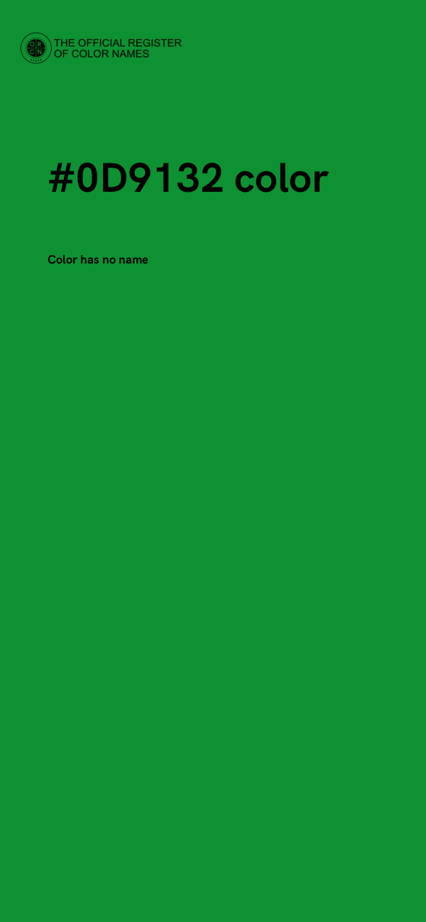 #0D9132 color image