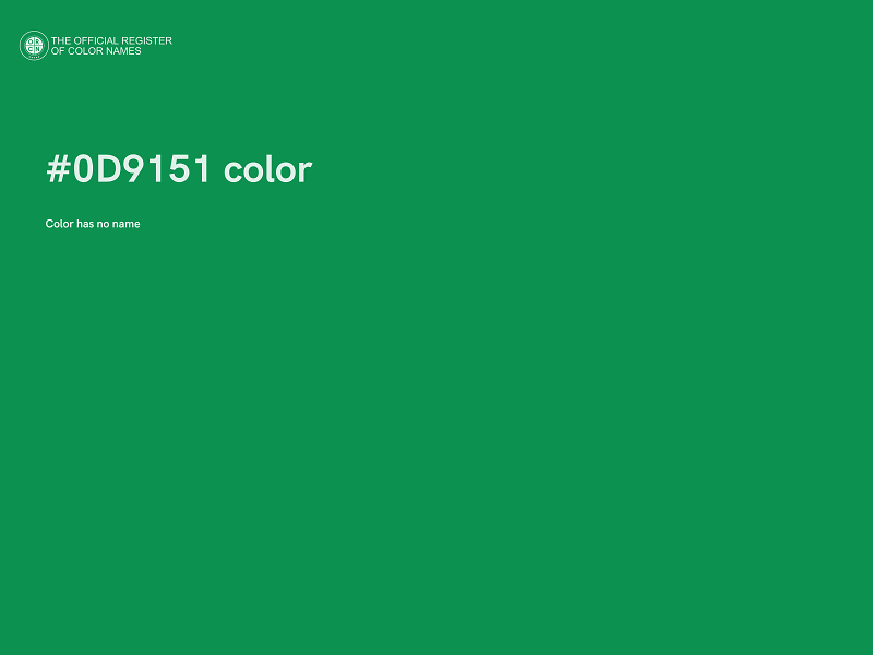 #0D9151 color image