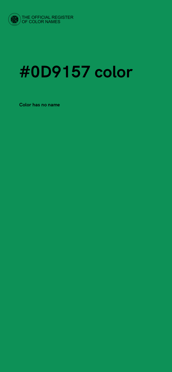 #0D9157 color image