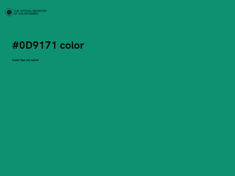 #0D9171 color image