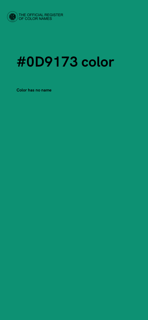 #0D9173 color image