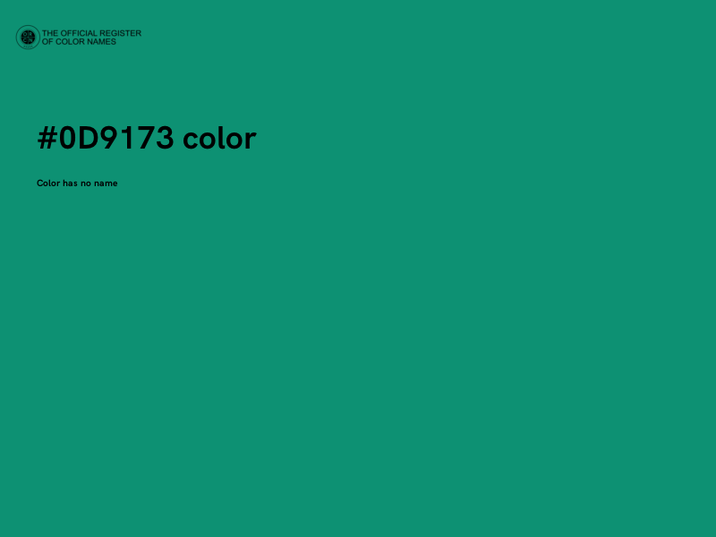 #0D9173 color image