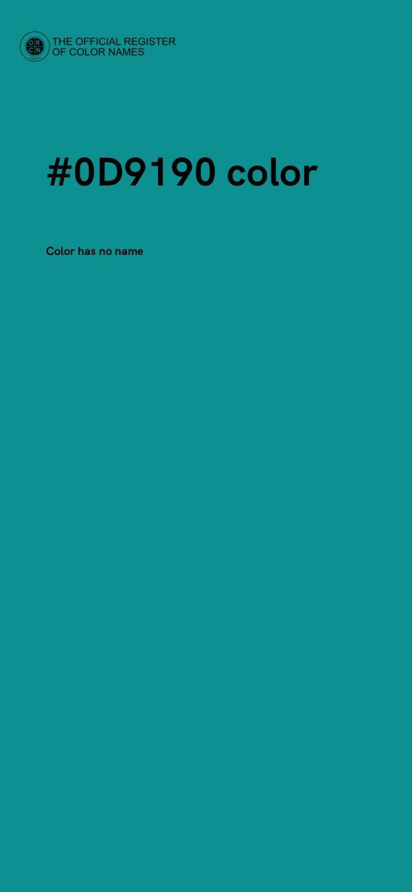 #0D9190 color image