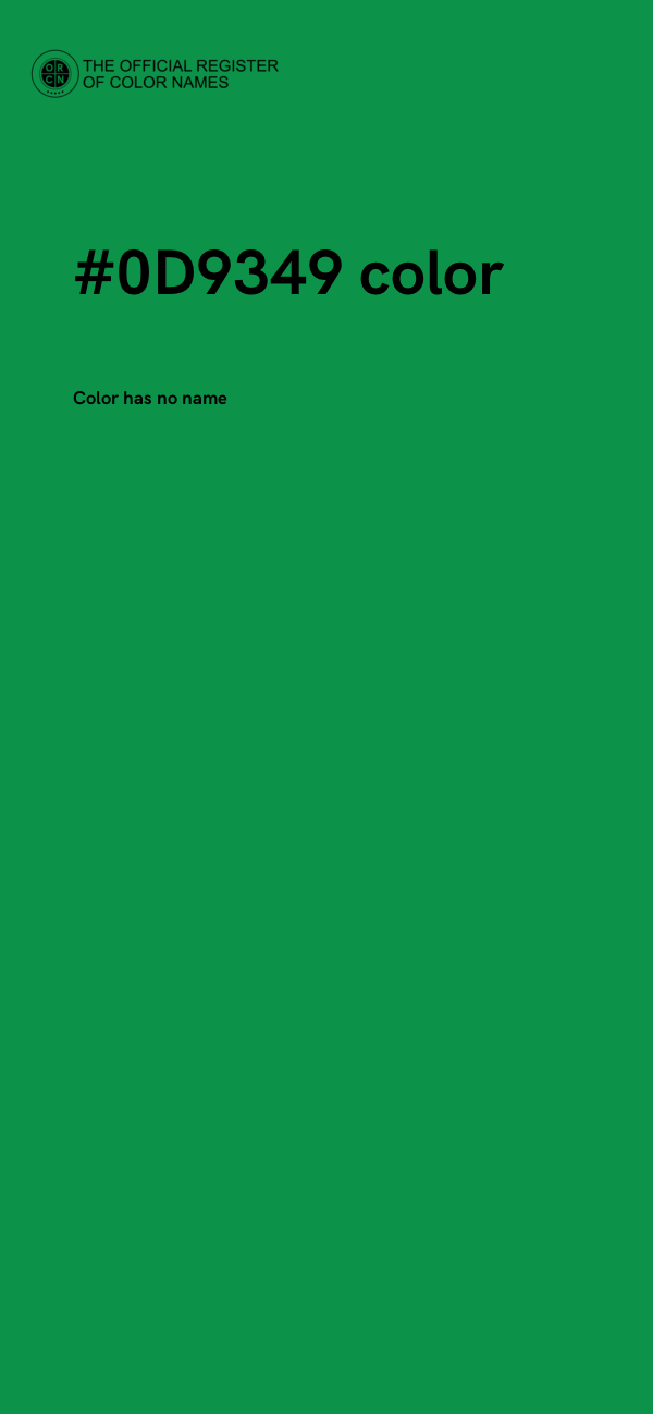 #0D9349 color image