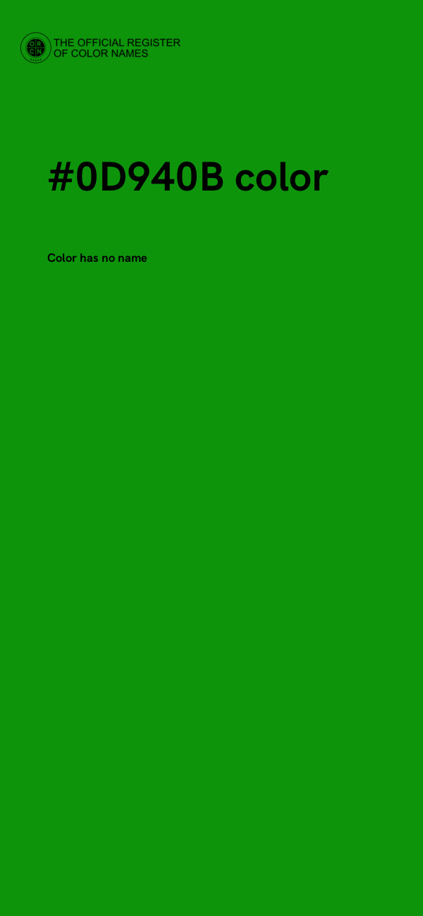 #0D940B color image