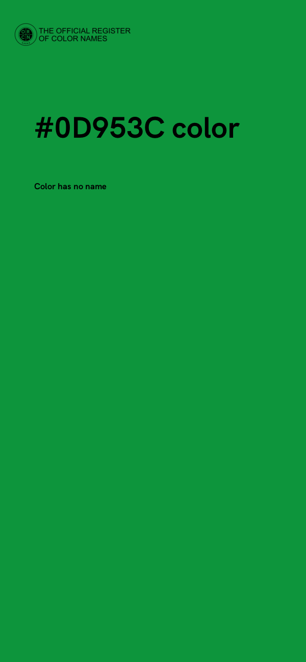 #0D953C color image