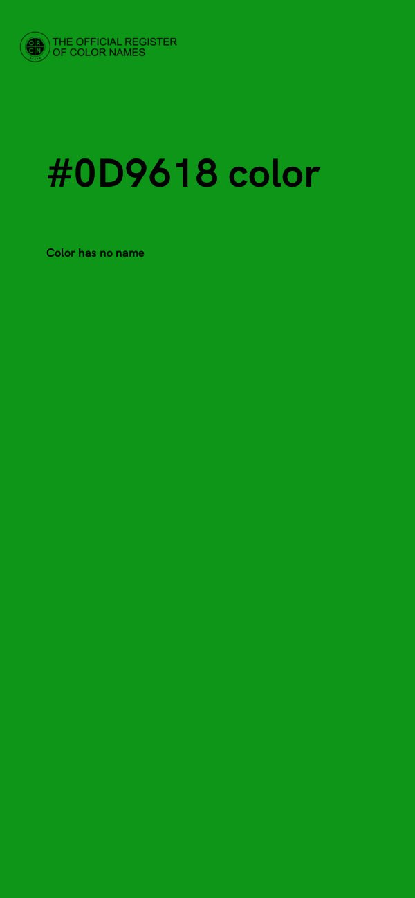 #0D9618 color image