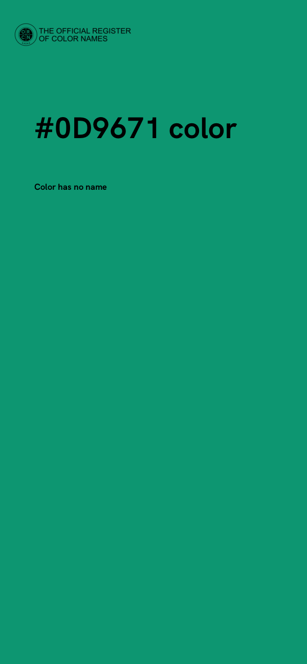 #0D9671 color image
