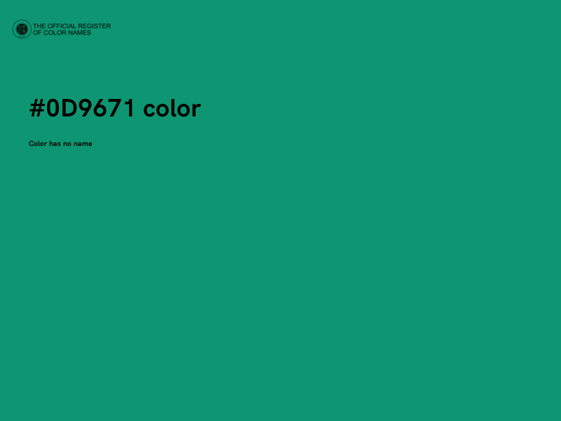 #0D9671 color image