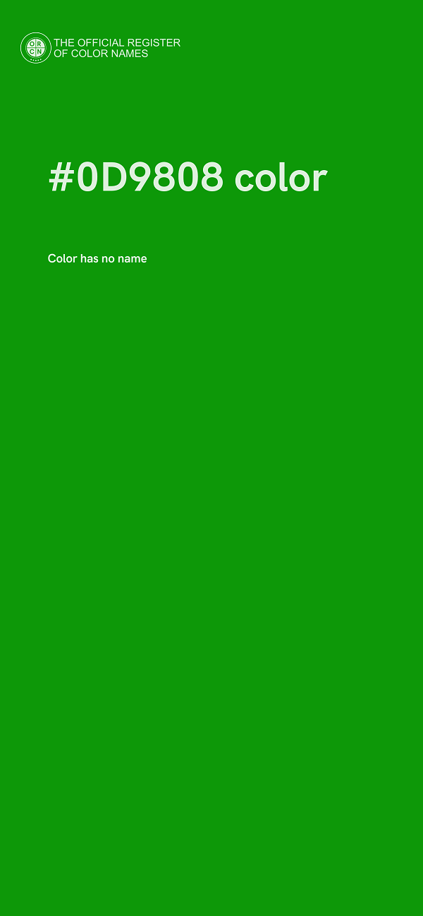 #0D9808 color image