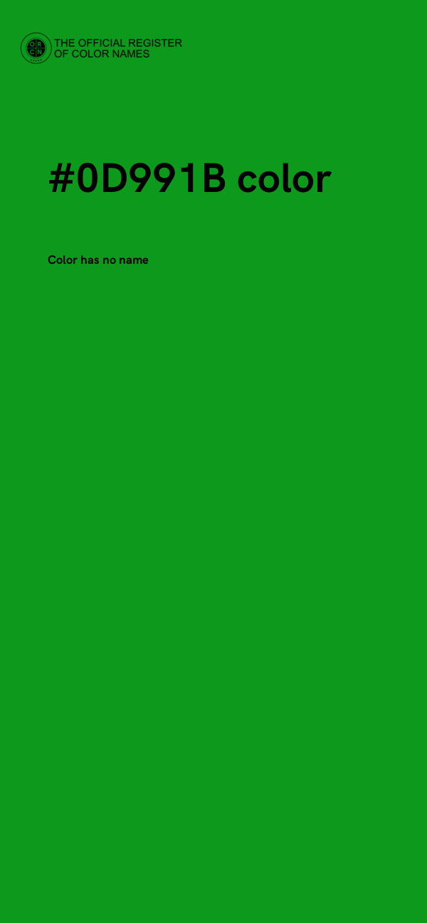 #0D991B color image