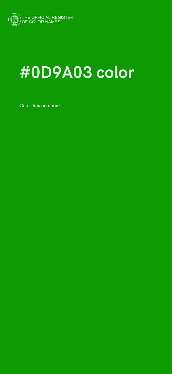 #0D9A03 color image